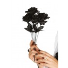 Strauß schwarze Rosen 35cm